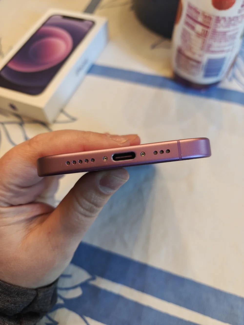 Apple iPhone in Vibrant Purple